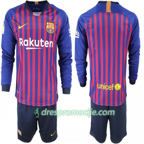 FC Barcelona Dres Dječji Domaći 2018/19 Dugim Rukavima FC Barcelona Dres Dječji Domaći 2018/19 Dugim Rukavima